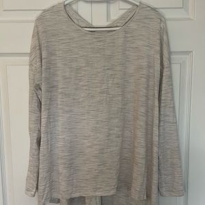 Lululemon long sleeve with cross back